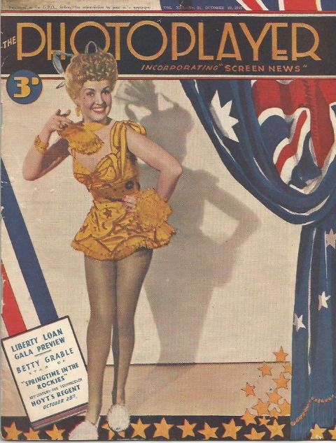 PHOTOPLAYER | THE magazine side cover  Vol 21 No 24 23 October 1943
