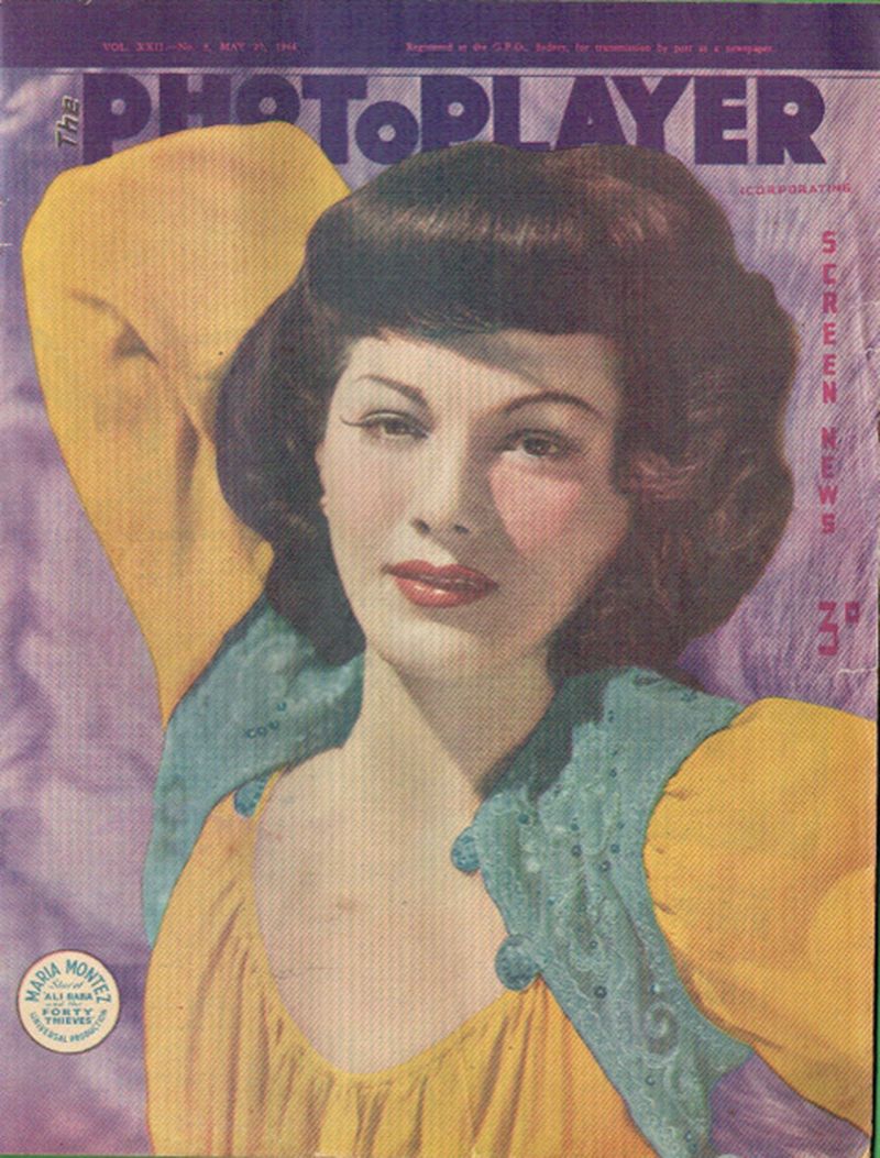 PHOTOPLAYER | THE magazine side cover  Vol 22 No  3 27 May 1944