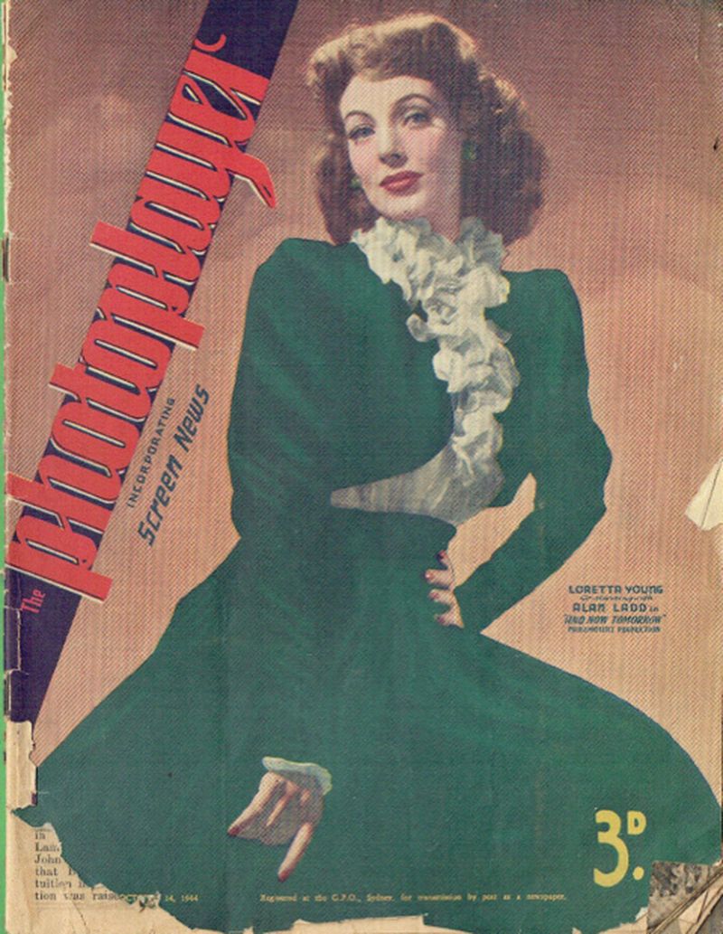 PHOTOPLAYER | THE magazine side cover  Vol 22 No  23 14 October 1944