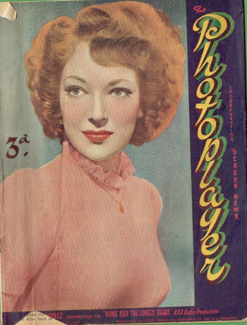 PHOTOPLAYER | THE magazine side cover  Vol 22 No  44 10 March 1945
