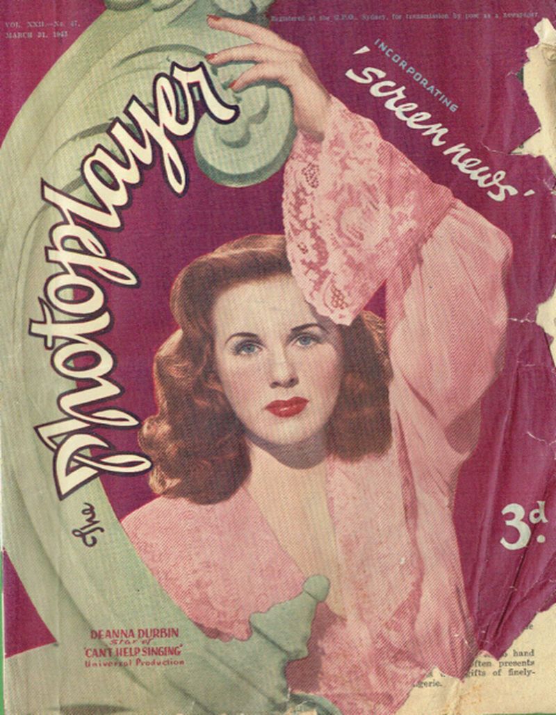 PHOTOPLAYER | THE magazine side cover  Vol 22 No  47 31 March 1945