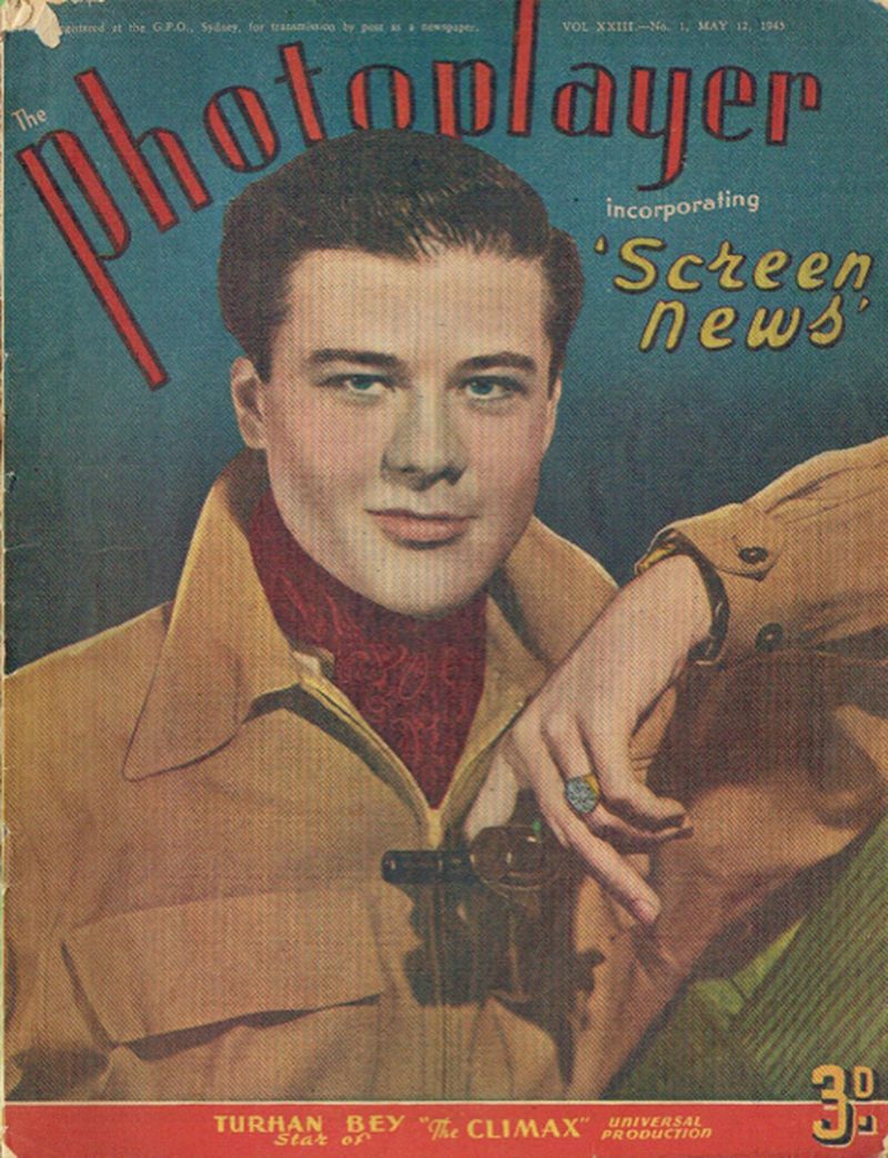 PHOTOPLAYER | THE magazine side cover  Vol 23 No  1 12 May 1945