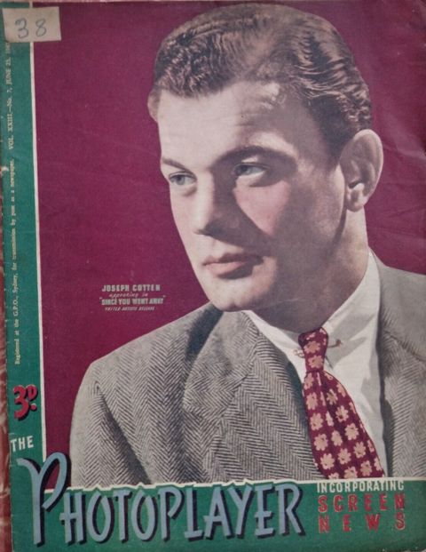 PHOTOPLAYER | THE magazine side cover  Vol 23 No  7 23 June 1945