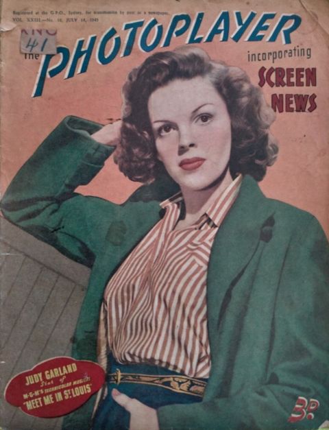 PHOTOPLAYER | THE magazine side cover  Vol 23 No  10 14 July 1945
