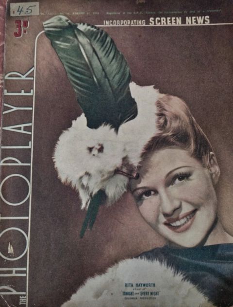 PHOTOPLAYER | THE magazine side cover  Vol 23 No  14 11 August 1945