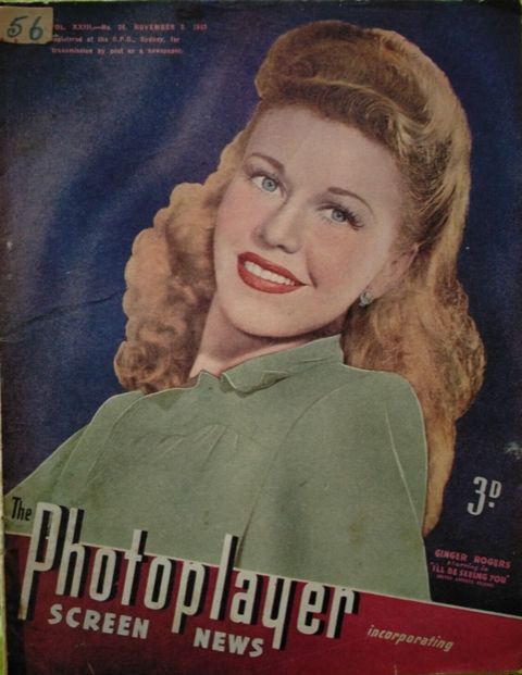 PHOTOPLAYER | THE magazine side cover  Vol 23 No  26 3 November 1945
