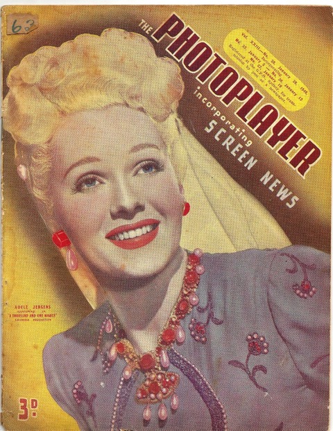 PHOTOPLAYER | THE magazine side cover  Vol 23 No  38 26 January 1946