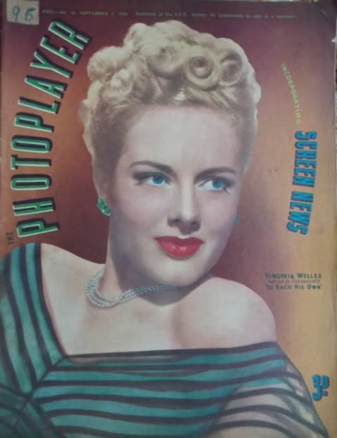 PHOTOPLAYER | THE magazine side cover  Vol 24 No  18 7 September 1946
