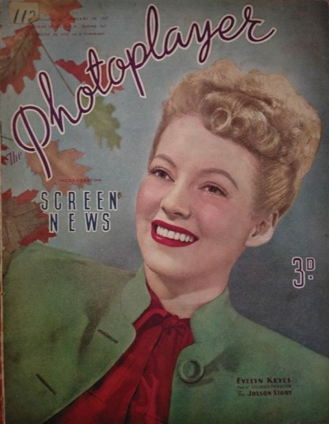 PHOTOPLAYER | THE magazine side cover  Vol 24 No 37 18 January 1947