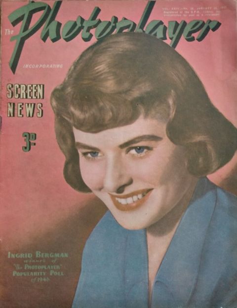 PHOTOPLAYER | THE magazine side cover  Vol 24 No  38 25 January 1947