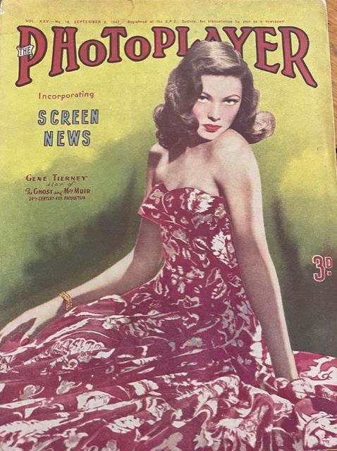 PHOTOPLAYER | THE magazine side cover  Vol 25 No  18 6 September 1947