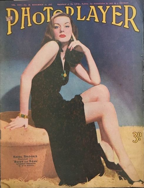 PHOTOPLAYER | THE magazine side cover  Vol 25 No 28 15 November 1947