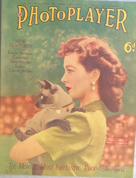 PHOTOPLAYER | THE magazine side cover  Vol 26 No 15 14 August 1948