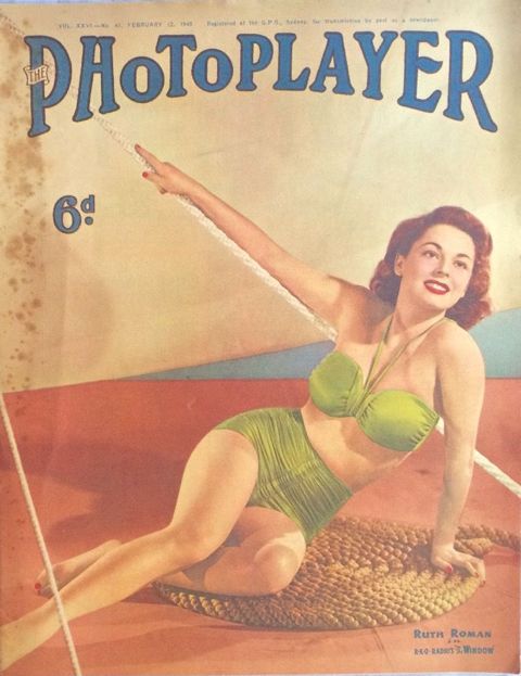 PHOTOPLAYER | THE magazine side cover  Vol 26 No 41 12 February 1949