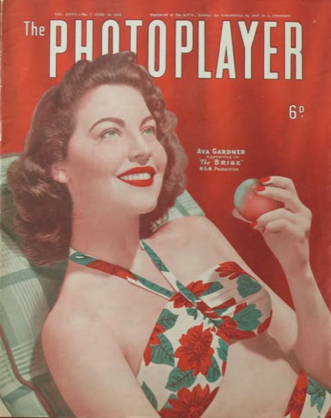 PHOTOPLAYER | THE magazine side cover  Vol 27 No  7 18 June 1949