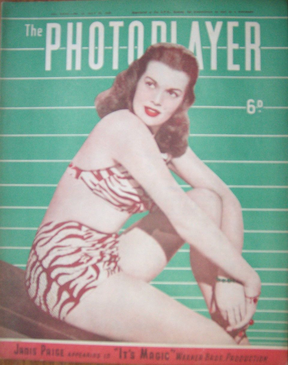 PHOTOPLAYER | THE magazine side cover  Vol 27 No  13 30 July 1949