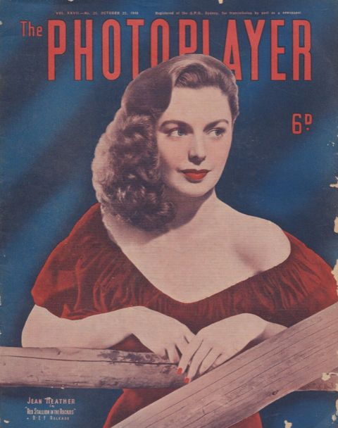 PHOTOPLAYER | THE magazine side cover  Vol 27 No  25 22 October 1949