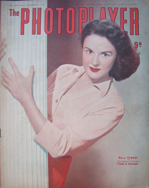 PHOTOPLAYER | THE magazine side cover  Vol 29 No 29 17 November 1951