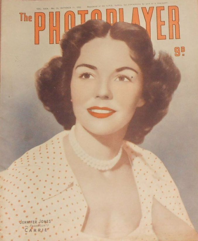 PHOTOPLAYER | THE magazine side cover  Vol 30 No  24 11 October 1952