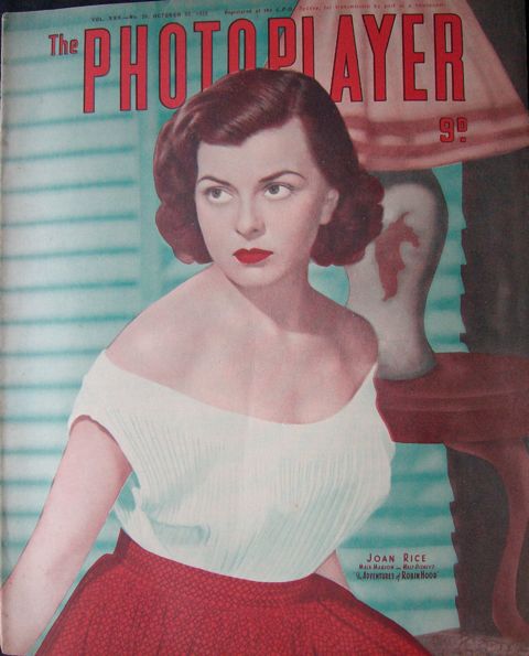 PHOTOPLAYER | THE magazine side cover  Vol 30 No 26 25 October 1952