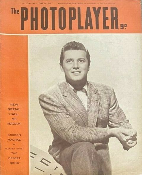 PHOTOPLAYER | THE magazine side cover  Vol 31 No  9 27 June 1953