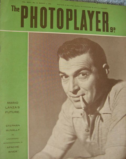 PHOTOPLAYER | THE magazine side cover  Vol 31 No  14 1 August 1953