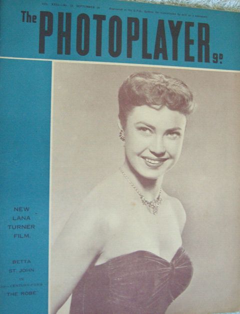 PHOTOPLAYER | THE magazine side cover  Vol 31 No  22 26 September 1953