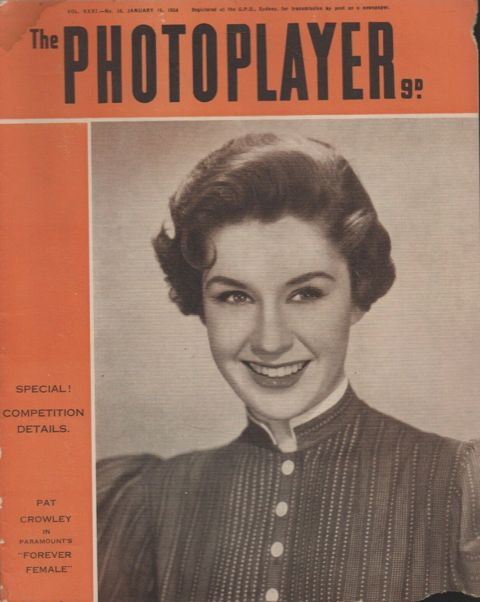 PHOTOPLAYER | THE magazine side cover  Vol 31 No  38 16 January 1954