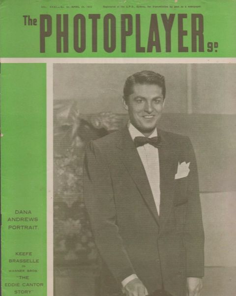 PHOTOPLAYER | THE magazine side cover  Vol 31 No  52 24 April 1954