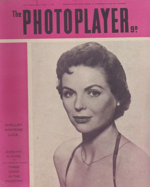 PHOTOPLAYER | THE magazine side cover  Vol 32 No  1 1 May 1954
