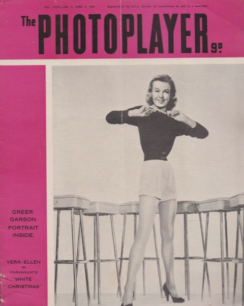 PHOTOPLAYER | THE magazine side cover  Vol 32 No  6 5 June 1954
