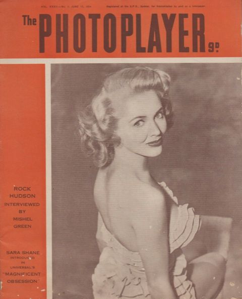 PHOTOPLAYER | THE magazine side cover  Vol 32 No  7 12 June 1954