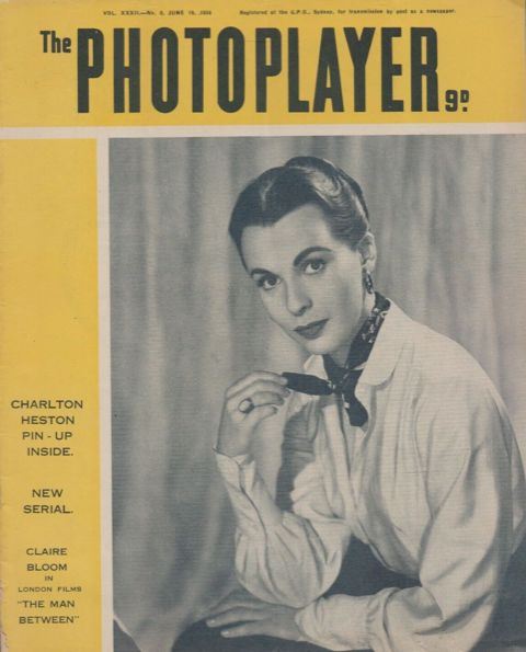 PHOTOPLAYER | THE magazine side cover  Vol 32 No  8 19 June 1954