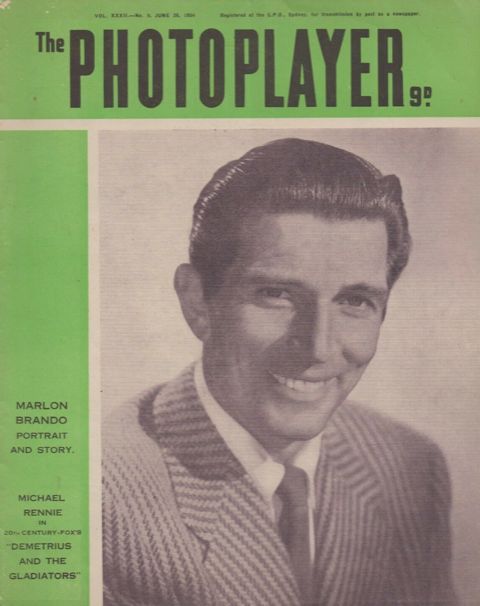 PHOTOPLAYER | THE magazine side cover  Vol 32 No  9 26 June 1954