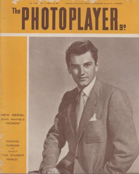 PHOTOPLAYER | THE magazine side cover  Vol 32 No  11 10 July 1954
