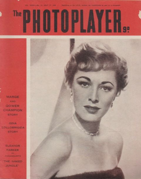 PHOTOPLAYER | THE magazine side cover  Vol 32 No  12 17 July 1954