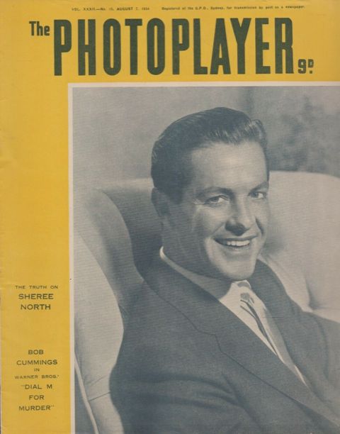 PHOTOPLAYER | THE magazine side cover  Vol 32 No  15 7 August 1954