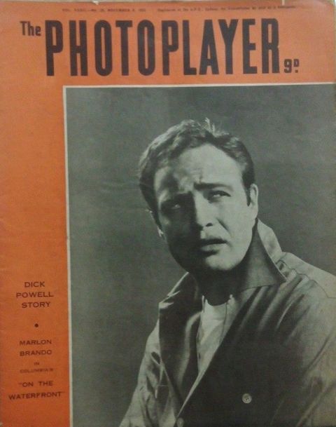 PHOTOPLAYER | THE magazine side cover  Vol 32 No  28 6 November 1954