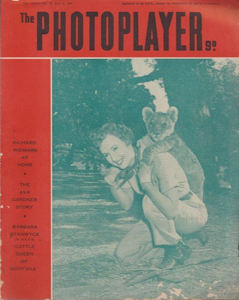 PHOTOPLAYER | THE magazine side cover  Vol 32 No  49 2 April 1955