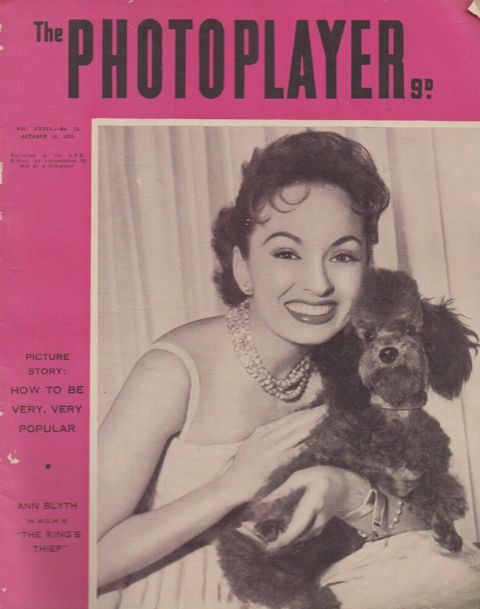 PHOTOPLAYER | THE magazine side cover  Vol 33 No  25 15 October 1955