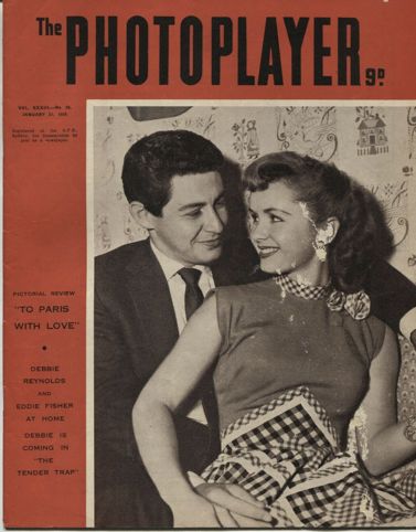 PHOTOPLAYER | THE magazine side cover  Vol 33 No 39 21 January 1956