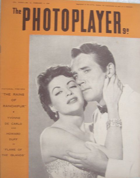 PHOTOPLAYER | THE magazine side cover  Vol 33 No 41 4 February 1956