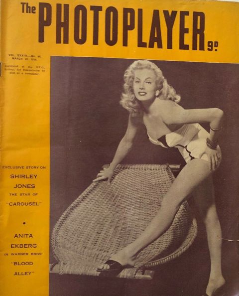 PHOTOPLAYER | THE magazine side cover  Vol 33 No  46 10 March 1956