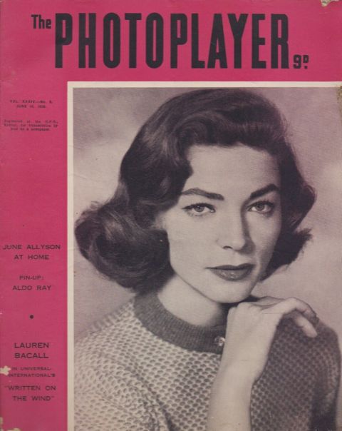 PHOTOPLAYER | THE magazine side cover  Vol 34 No  8 16 June 1956