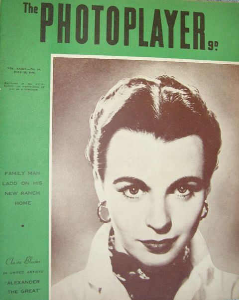 PHOTOPLAYER | THE magazine side cover  Vol 34 No  14 28 July 1956