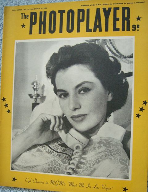 PHOTOPLAYER | THE magazine side cover  Vol 34 No  31 24 November 1956