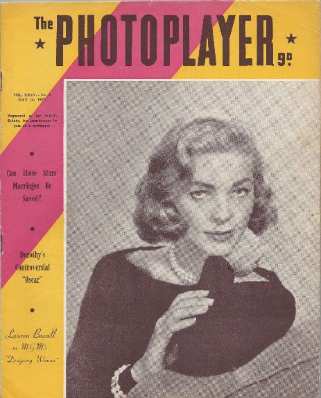 PHOTOPLAYER | THE magazine side cover  Vol 35 No 4 18 May 1957