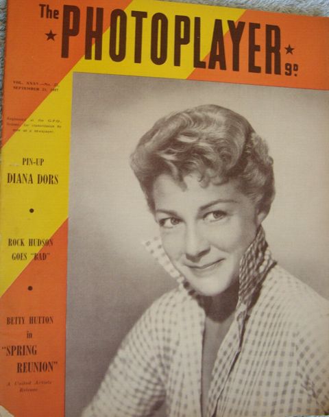 PHOTOPLAYER | THE magazine side cover  Vol 35 No  22 21 September 1957