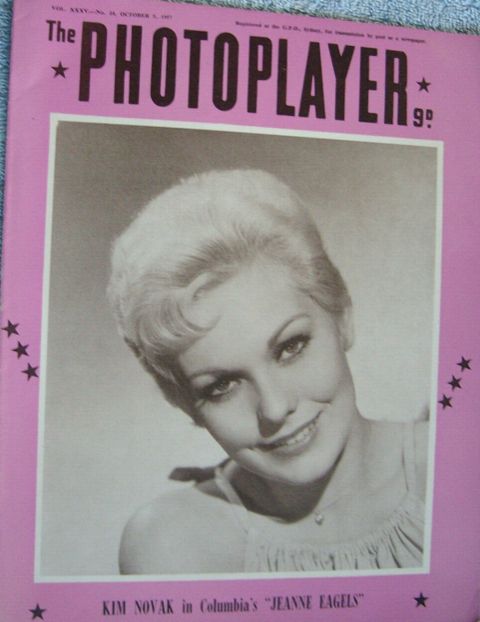 PHOTOPLAYER | THE magazine side cover  Vol 35 No  24 5 October 1957