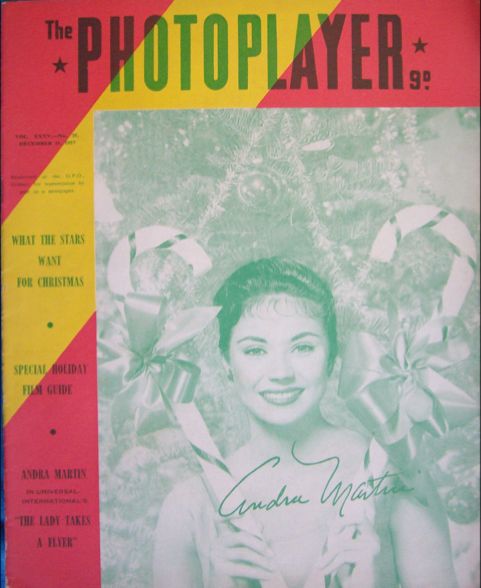 PHOTOPLAYER | THE magazine side cover  Vol 35 No  35 21 December 1957
